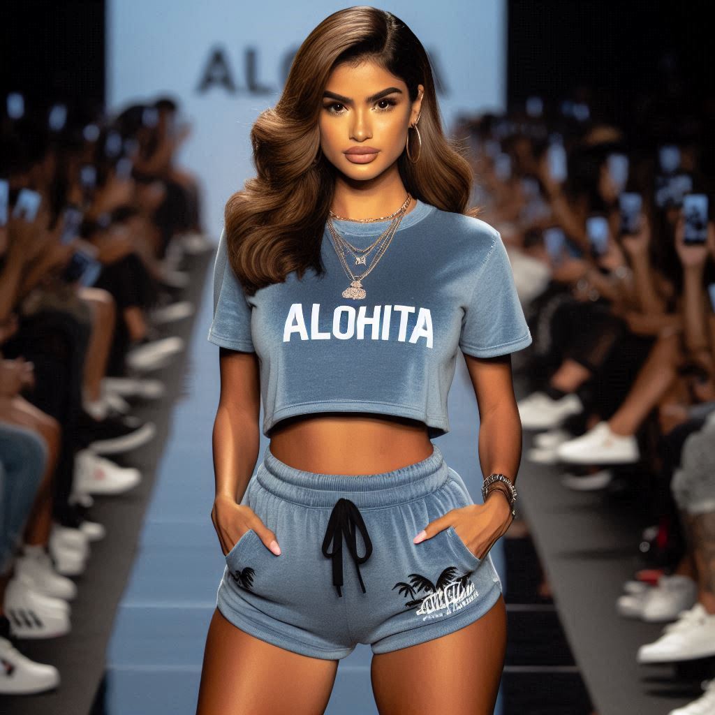 Model showcasing Alohita Swimwear